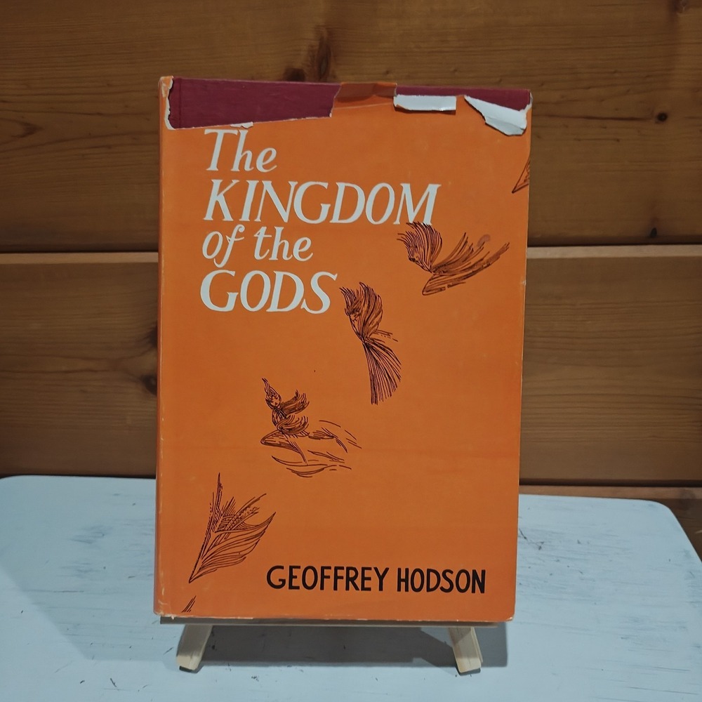 The Kingdom of the Gods Geoffrey Hodson Hardcover Theosophical 1987 10th Print‎